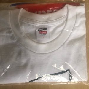 Supreme x Jean Paul Gaultier logo T-shirt